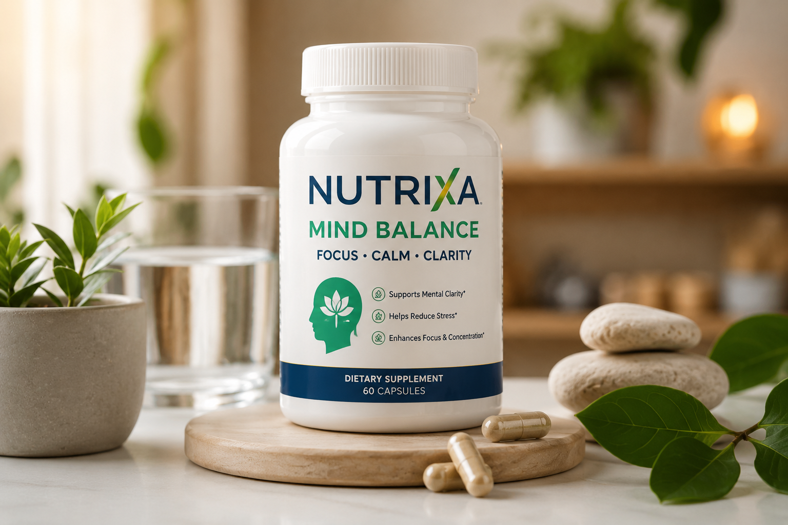Nutrixa Mind Balance – للتركيز و مقاومة التوتر